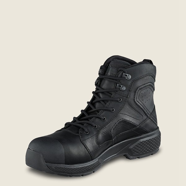 Botas de Seguridad Red Wing Hombre Negros - Exos Lite - 6-Inch Waterproof Toe - 120-LHUSDO